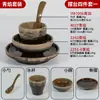Platos de melamina para uso comercial en restaurantes de hot pot y barbacoa, vajilla vintage para hot pot, platos para carne, platos redondos, tazones para tripa, platos para aperitivos