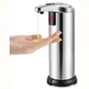 Dispensador de Sabão Automático com Sensor Transfronteiriço Dispensador de Sabão Automático com Sensor de Aço Inoxidável 304 Sensor Infravermelho Máquina de Lavar Mãos com Celular
