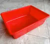 Caja de Coloración para el Cabello Tortuga Negro Blanco Caja de Plástico Vista Trasera Juguete Guppy Almacenamiento Cesta para Medicinas Caja Organizadora Caja de Herramientas