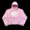 Novos Moletons Cruzados Europeus e Americanos para Outono e Inverno, Estilo de Rua Moderno, Tops de Rua com Capuz Bordados Personalizados Versáteis para Homens e Mulheres
