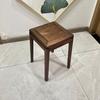 Taburete de Comedor de Nogal Negro Americano Madera Maciza Taburete Alto Taburete Bajo Banco de Comedor para Adultos Hogar Desmontaje y Montaje Sala de Estar Taburete Cuadrado de Madera Maciza