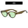 Gafas de Sol Triangulares Kedun 2024 Nuevo Estilo Coreano Personalidad Retro Ojo de Gato Celebridad de Internet Gafas de Sol para Playa