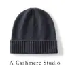 Novo chapéu de cachemira para outono e inverno, chapéu de tricô com proteção para as orelhas, quente e grosso, chapéu unissex para clima frio ao ar livre