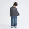 Casa de Hai Ma Ropa Infantil 2026 Niños Otoño/Invierno Nueva Camiseta de Manga Larga Estilo Coreano Camiseta Base Ropa de Invierno Antibacteriana Cuello Alto para Niños