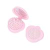 Pente para Menina em Formato de Nuvem Espelho Dobrável Portátil Pente Compacto Mini Pente de Cabeleireiro com Almofada de Ar e Massagem