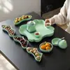 Produtos Culturais e Criativos da Cidade Proibida, Prato de Frutas do Templo do Céu, Bandeja de Chá de Cerâmica, Novo Prato de Decoração para Casamento, Caixa de Presente para Feriados, Presente Souvenir Personalizado
