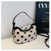 Bolsa de Grande Capacidade para Mulheres 2026 Nova Moda Bolsa Tote de Bolinhas para Trabalho e Deslocamento, Bolsa de Ombro Casual Estilosa e Personalizada