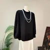 Zhi LiNova Camisa Básica Lisa com Gola Franzida Estilo Chinês 2026 Nova Moda de Verão Top Versátil Elegante para Mulheres