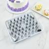 Em estoque aço inoxidável 25 bicos para confeitar creme conjunto para bolo Macaron conjunto de decoração conjunto de ferramentas de panificação