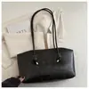 Bolsa retrô de alta costura e grande capacidade para mulheres, bolsa de ombro para o outono e inverno de 2025, bolsa de mão, bolsa tote