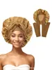 Sombrero Redondo de Verano Amazon con Cinta y Lazo, Sombrero de Ala Ancha de Seda Artificial, Pañuelo para la Cabeza de Mujer, Gorro para Dormir, Sombrero de Protección Solar