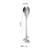 Cuchara de Flor de Cerezo de Aspecto Elegante Cuchara de Café de Acero Inoxidable Cuchara para Mezclar del Hogar Cuchara Creativa para Postre Vajilla Cuchara para Condimentos Cuchara de Regalo