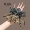 Lazo para el pelo de estilo chino retro para mujer 2026 Nuevo Accesorio para el pelo de cuerda para coleta floral pequeña Otoño/Invierno