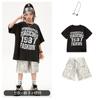Traje de Street Dance para Meninos Hip-Hop Roupas da Moda Crianças Legais e Bonitas Marca da Moda Infantil Roupas Infantis Meninas de Rua Roupas de Performance Hiphop Verão