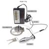 Cinto de castidade de aço inoxidável com choque elétrico, plug anal de metal, conjunto combinado, ferramenta bipolar de pulso para a quadra frontal Yin e a quadra traseira de homens