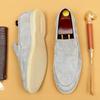[Envío Gratis] Zapatos de Piel de Oveja para Hombre, Piel Genuina, Superficie Suave, Suela Suave, Resistentes al Desgaste, Mocasines Casuales de Negocios sin Cordones