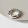 Anillo sencillo de estilo coreano, anillo liso, moda, temperamento, personalidad, combina con todo, estilo frío, anillo para dedo, joyería de mano para personas de moda.