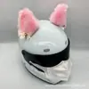 Decoración Personalizada para Casco con Orejas de Gato, Accesorio de Casco de Moda para Motociclistas, Usuarios de Vehículos Eléctricos y Modificación de Cascos de Esquí