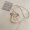 Mini Bolsa Retro Estilo Floresta com Laço para Menina, com Bolinhas, Bolsa Transversal Infantil de Renda Princesa, Fofa e Estilosa