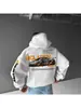 Moletom Esportivo Oversize Mustang Gt com Capuz Branco-GG