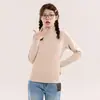 Ropa de Otoño para Niñas Terciopelo de Proteína Cuello Alto Capa Base para Estudiantes de Secundaria y Preparatoria Ropa para Casa para Niños Medianos y Grandes Ropa Interior Caliente para Otoño e Invierno