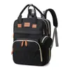 Procesamiento Personalizado de Fábrica Fuente Mochilas, Bolsos de Mamá de Gran Capacidad, Mochilas, Cunas para Bebés, Bolsos para Madre y Bebé, Bolsos de Mamá Transfronterizos