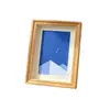 Porta-retrato Lua de Outono Círculo Duplo, de mesa/parede vazado, moldura decorativa moderna simples, decoração de casa para parede de fotos