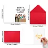 Modelo Novo Transfronteiriço 1 Peça/Conjunto Conjunto de Envelopes para Cartão de Aniversário Cartão de Aniversário Dobrado Cartão de Mensagem de Aniversário