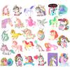 50 pegatinas de unicornio, pegatinas de grafiti de dibujos animados, pegatinas corporales de arcoíris, pegatinas de personalidad para ordenador, guitarra y equipaje, venta al por mayor