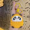 Crayón de durián luminoso lindo de dibujos animados creativo pequeño nuevo llavero colgante pequeño regalo coche mochila muñeca al por mayor