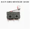 Botão de contato de fim de curso KW12 microinterruptor KW11-3Z-2 alavanca reta três pinos 5A 125V250V