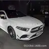 Labio Frontal Adecuado para Mercedes-Benz Clase A A35 Labio Frontal W177 Cuchilla de Aire Amg Pala Frontal Modificación Período Temprano 2019-2022