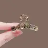 Pinza para el Cabello Colorida de Cristal con Diamantes de Lujo Ligero Estilo Influencer con Diseño Único, Accesorio para el Cabello Versátil y Elegante para Controlar el Cabello Suelto