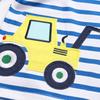 Camiseta para niños y niños camiseta de otoño de algodón de cuello redondo bordada para niños camiseta de manga larga para niños ventas directas de fábrica