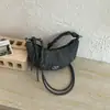 Bolso tipo dumpling de moda estilo coreano, nuevo modelo de verano 2026, bolso de hombro de color sólido de alta apariencia, bolso cruzado casual simple, moderno