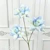 Arranjo de Flores Artificiais Azuis de Luxo para Casamento Arranjo Floral DIY Arranjo de Flores para Janela de Shopping Center ao Ar Livre Paisagismo com Flores Artificiais