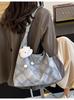 Bolso de hombro de gran capacidad para mujer, estilo transfronterizo, de alta gama, para estudiantes universitarias, 2024