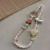 Cordón para Cámara CCD de Mensajero de Verano Colgante para Funda de Teléfono Móvil Accesorios Polaroid Cuerda de Mano Antiperdida Cuentas Hechas a Mano DIY Estilo Nuevo