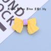 Mini desenhos animados gravata borboleta óleo gota arco diy telefone caso creme cola material resina joias pequenos acessórios atacado