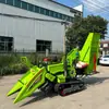 Cosechadora de Maíz de una Fila Agrícola con Desgranado y Recolección, Uso Doméstico, Desgranadora y Cosechadora de Maíz Diésel Autopropulsada