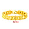 Cadena de reloj de oro y arena de Vietnam con accesorios explosivos transfronterizos para hombres y mujeres, joyería de oro real de 24 quilates chapada en cobre de moda para parejas, venta al por mayor