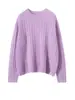Un Imprescindible para Pieles Sensibles~ Suéter de Punto 100% Cachemira Pura Consinee para Mujer, Suave y Versátil, Suéter Básico de Alta Gama