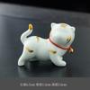 Creativo y lindo tigre pequeño de cerámica, decoración para té, mascota del zodiaco, portalápices, paisaje, decoración de escritorio, hogar moderno, sala de estar