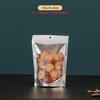 Bolsa autoportante con cadena de hueso Yin y Yang revestida de aluminio, bolsa sellada para té perfumado, té de frutos secos, embalaje comercial para comida para llevar, bolsa de hueso autosellada