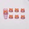 Decoraciones de Arte para Uñas de Dibujos Animados Japoneses Pequeños Accesorios de Resina Modelos de Animales Pendiente Lindo DIY Clip para el Cabello Accesorios Usables para Uñas