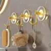 Gancho de Fileira de Acrílico Dormitório Adesivo Forte Gancho de Fileira de Parede Novo Cozinha Banheiro Banheiro Gancho Pegajoso Sem Furar