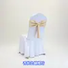 Decoración elástica para respaldo de silla Funda elástica para silla de boda y hotel Lazo Funda elástica para silla de banquete Correa floral elástica para respaldo de silla
