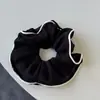 Scrunchie Colorido Listrado de Rede Estilo Coreano para Mulheres, Elástico de Cabelo de Alta Elasticidade Estilo Preguiçoso para Rabo de Cavalo, Acessório de Cabelo Versátil