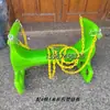 Asiento de Columpio de Plástico Jardín de Infancia Viga en I Tablero de Columpio Doble Silla Colgante para Niños Interior Exterior Accesorios Silla con Luces