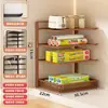 Artefactos de Almacenamiento para Cocina Bolsa para Frutas y Verduras Frescas Estante de Almacenamiento Cubierta de Film Plástico para Gabinete Caja de Almacenamiento Estante para Condimentos de Gabinete